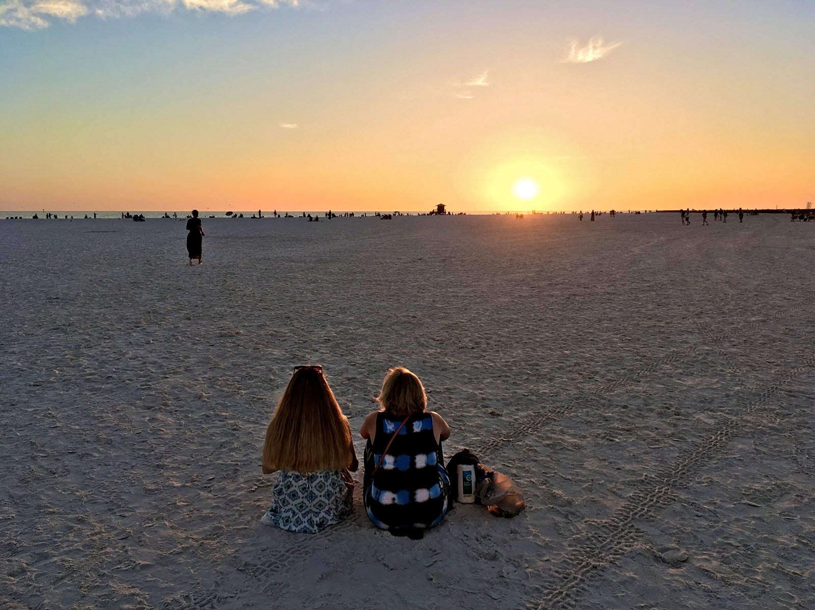 Beach scenery in Siesta Key, Florida