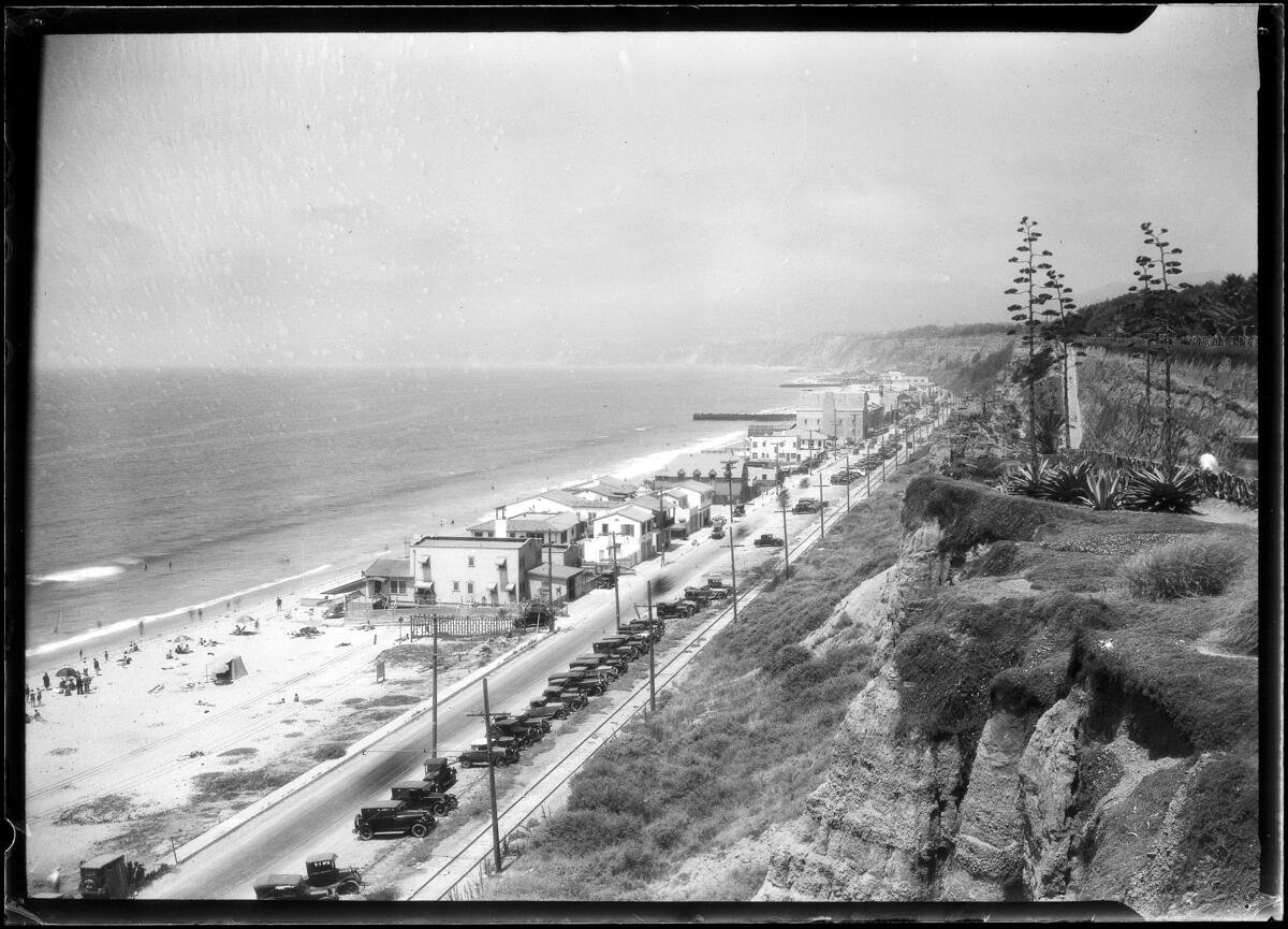 Beach scenery in Pacific Coast Highway, California