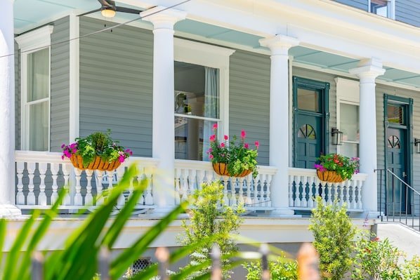 Artsy Apartment in Victorian Home with Heated Salt Water Pool vacation rental in Cannonborough–Elliottborough