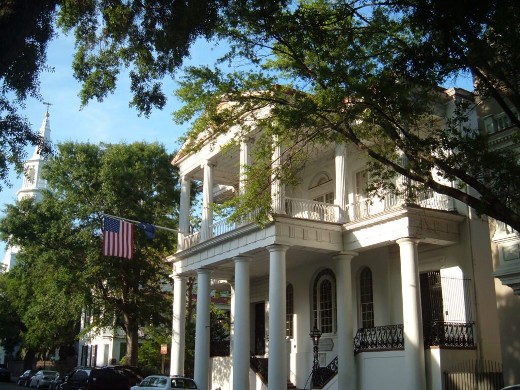 Travel view of Charleston, South Carolina