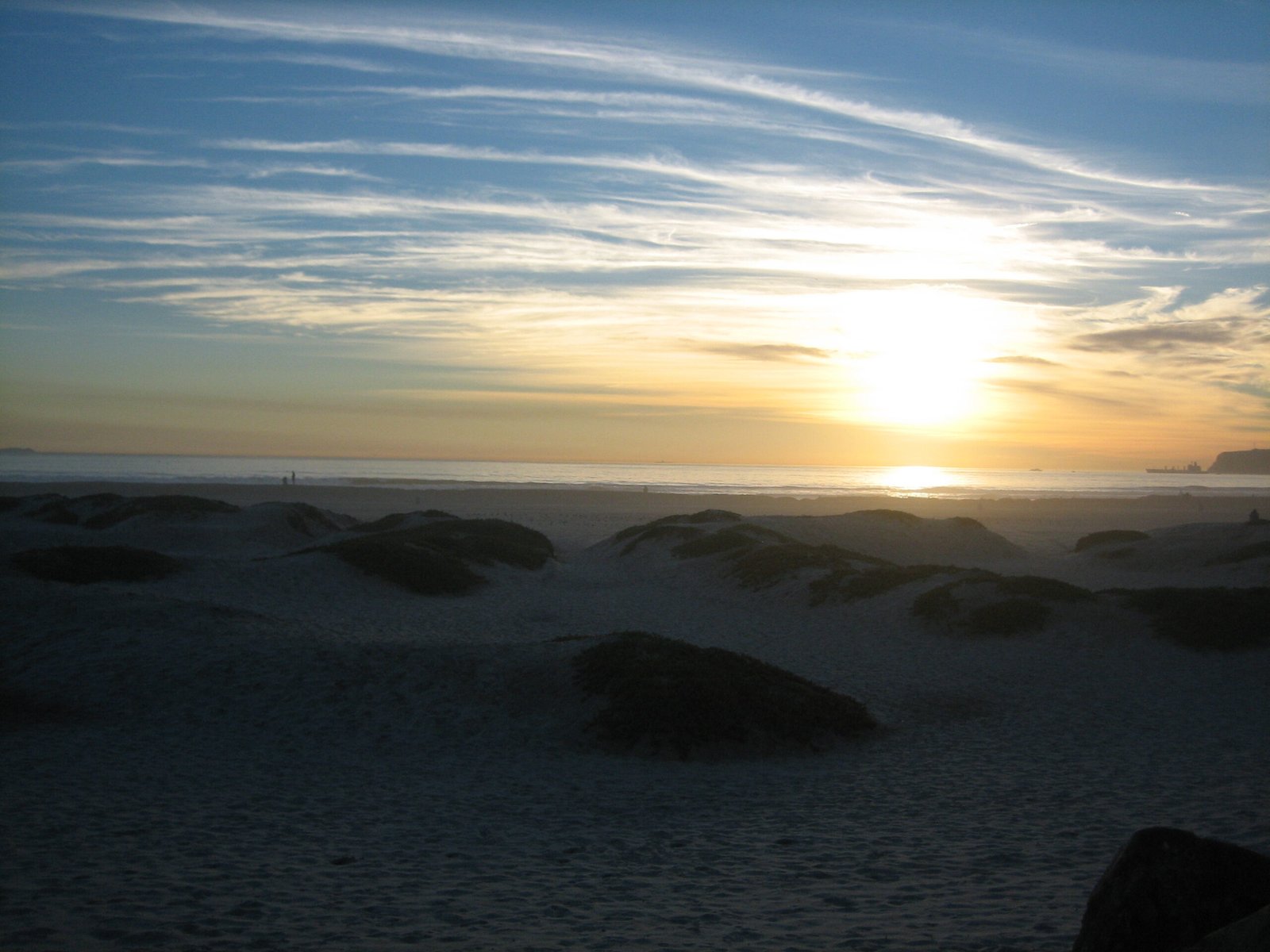 Beach scenery in Coronado Beach, California