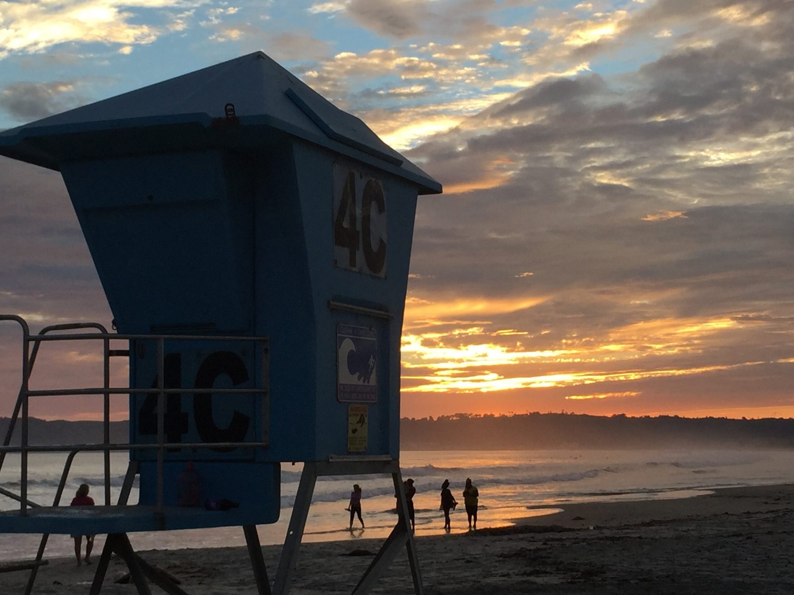 Beach scenery in Coronado Beach, California
