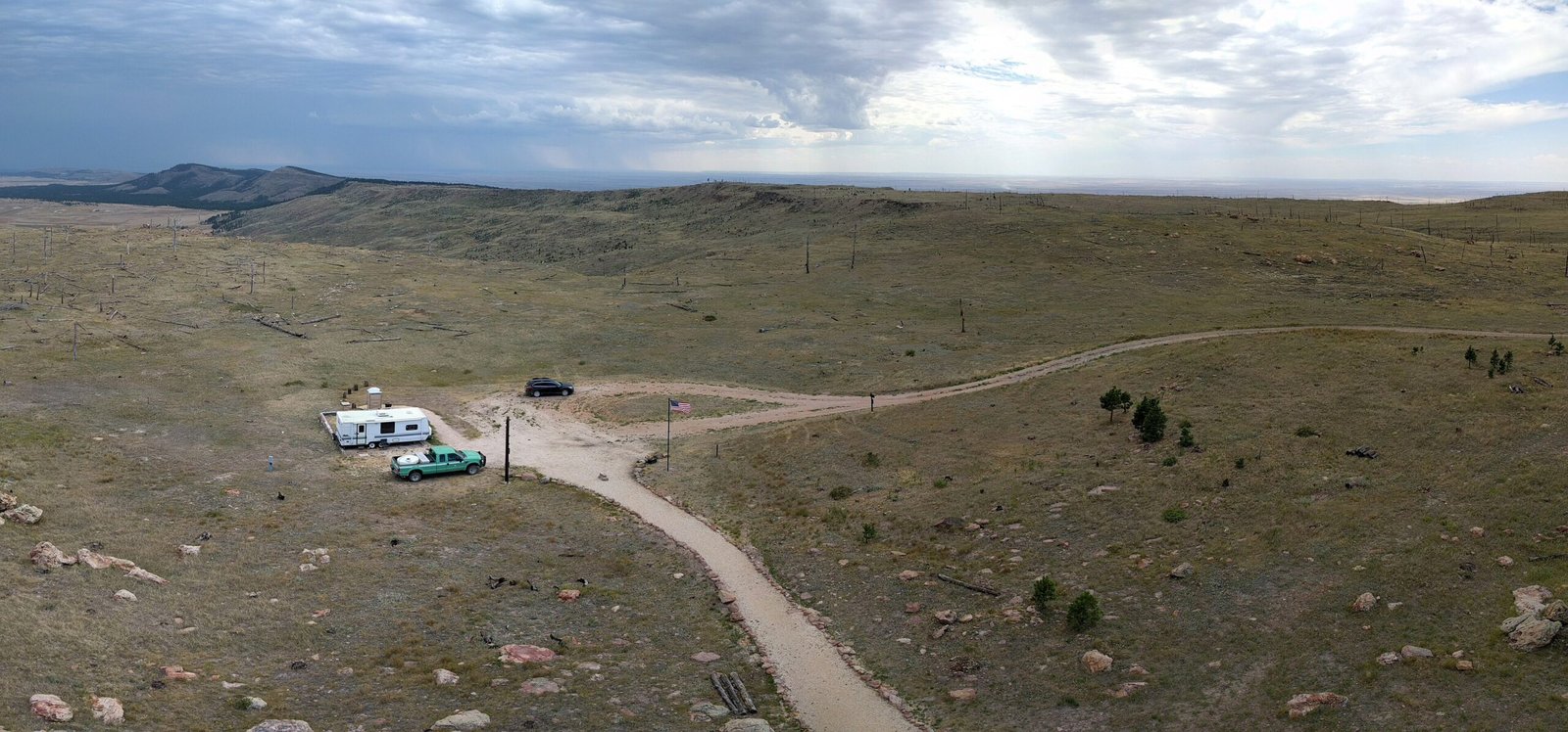Road-trip scenery in Black Hills, South Dakota