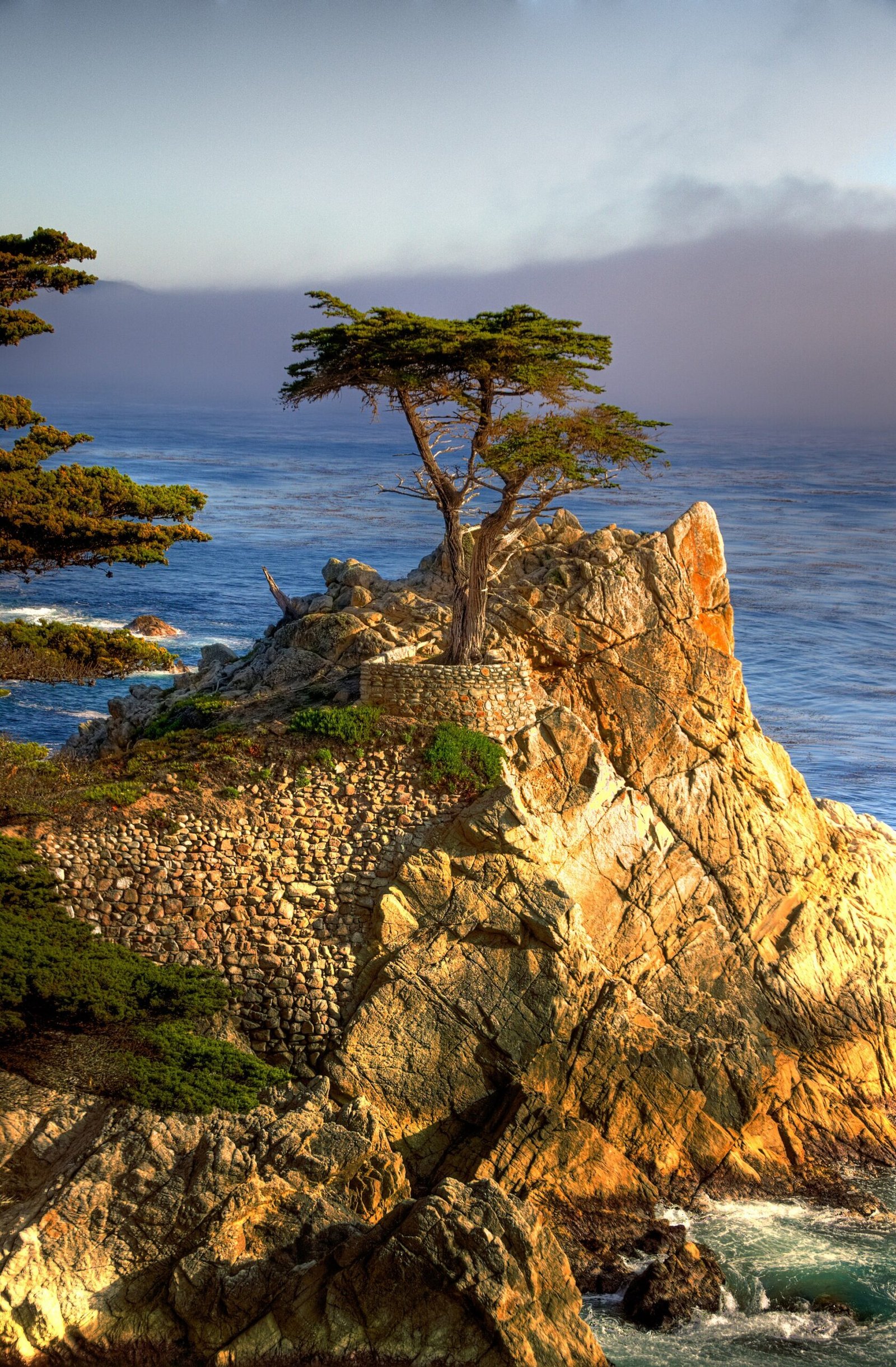 Beach scenery in Monterey, California