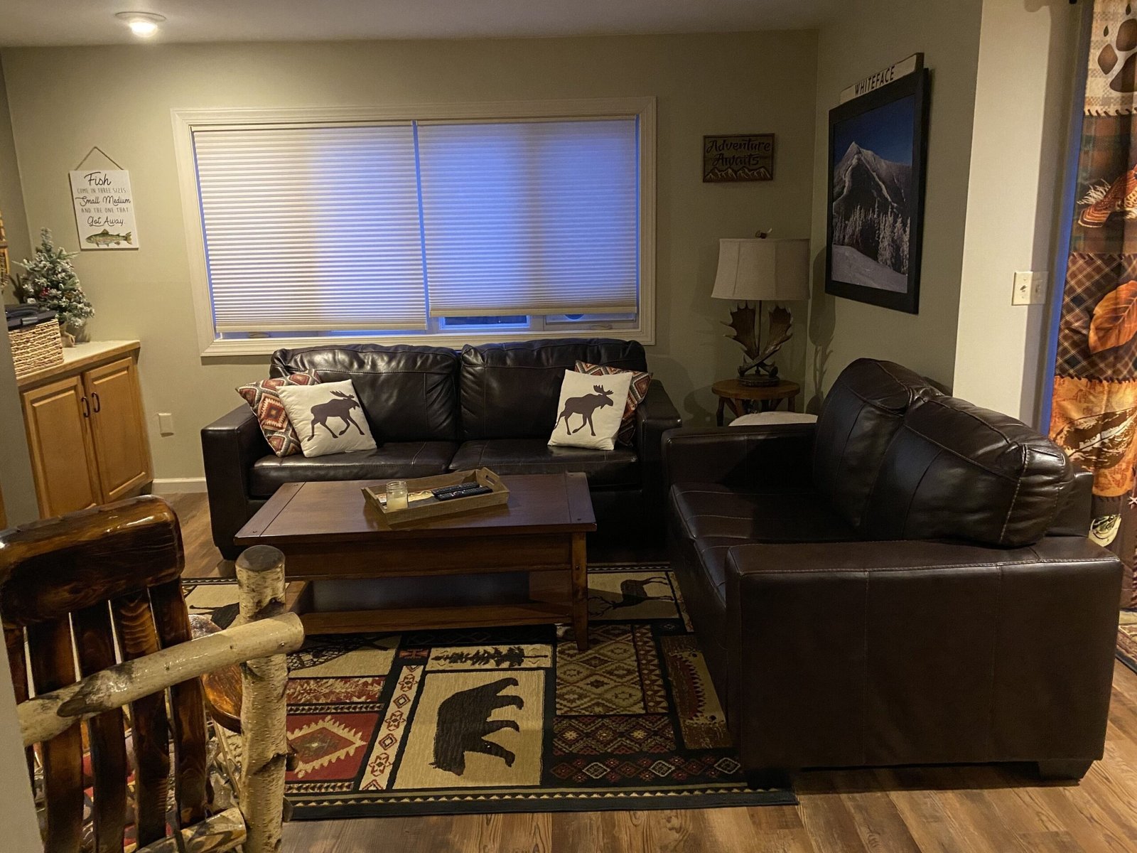 Moose Tracks: a gorgeous two bedroom luxury townhouse, sleeps 6, AC, in town vacation rental in In-town, Lake Placid, New York