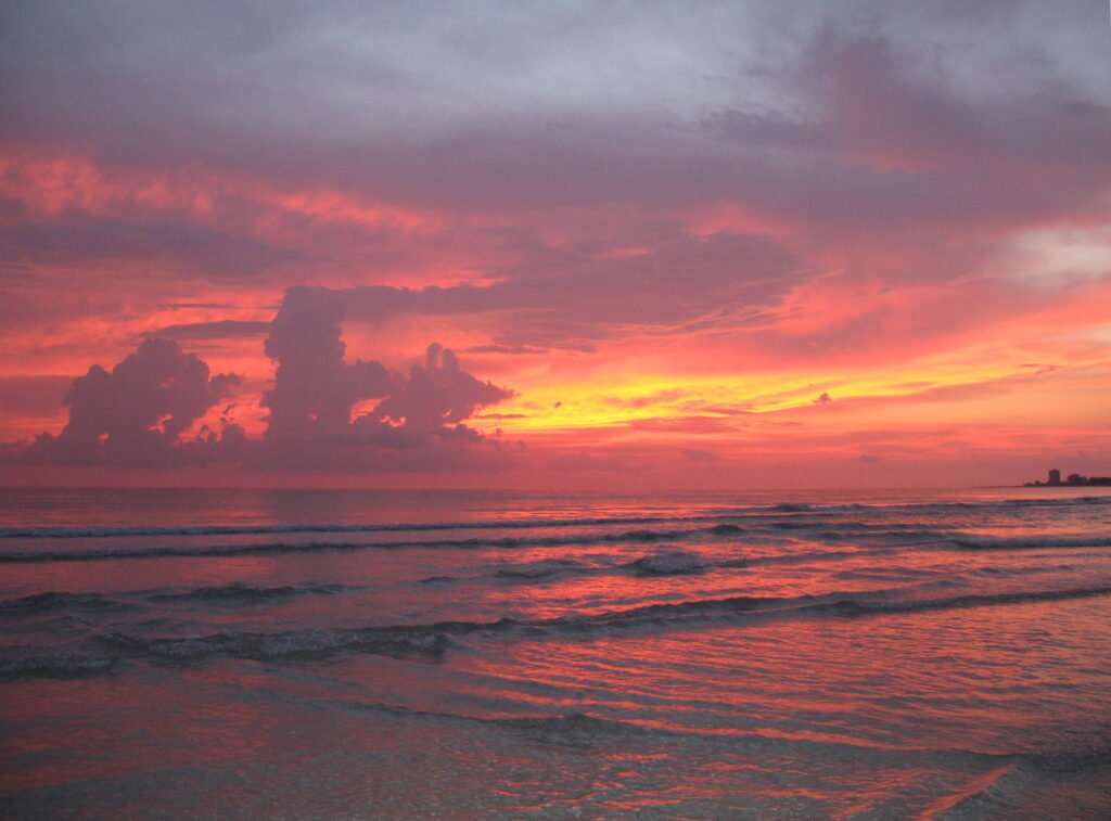 Beach scenery in Siesta Key, Florida