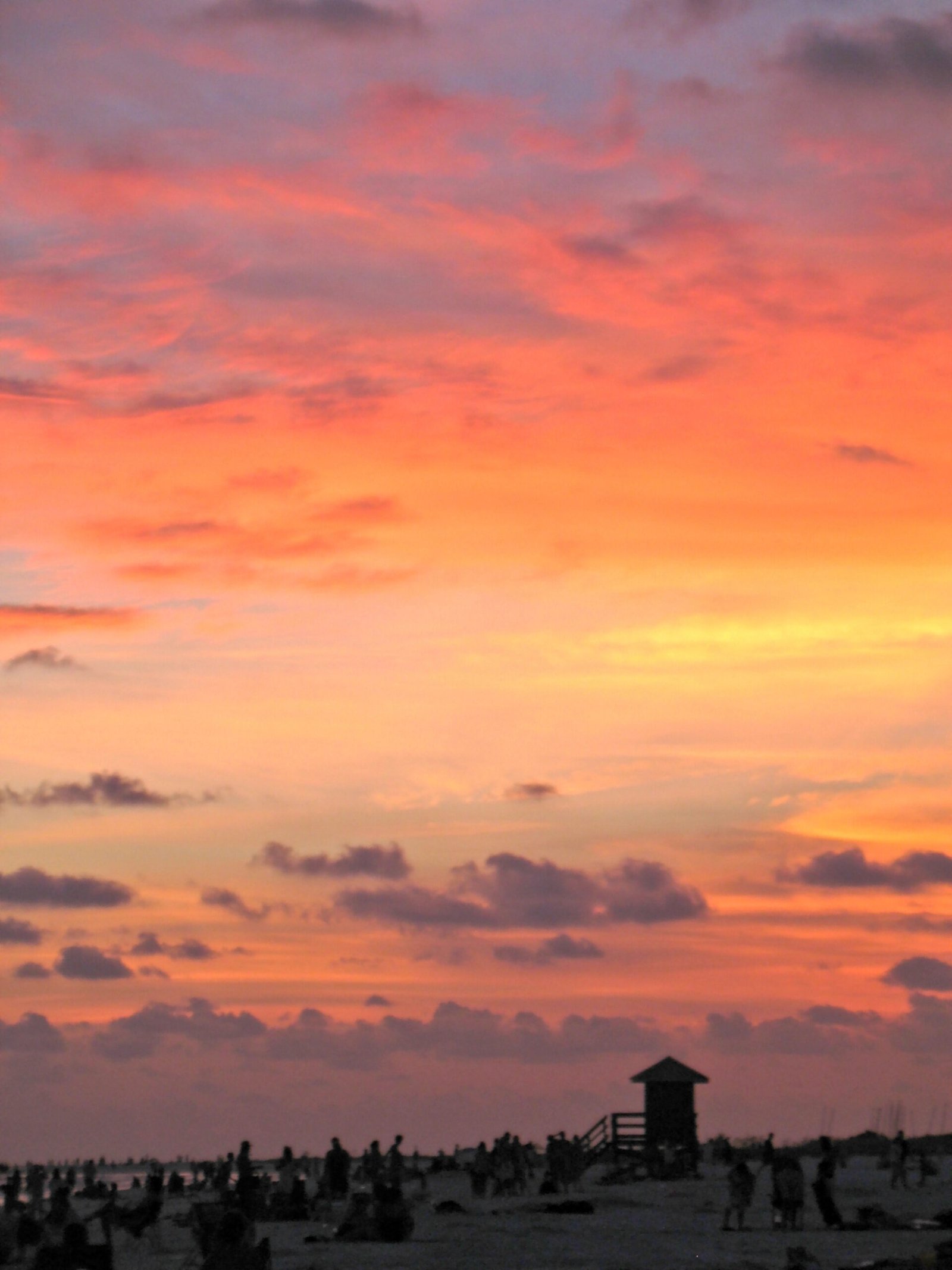 Beach scenery in Siesta Key, Florida