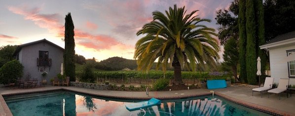 St. Helena, walk to town, on vineyard, pool, one acre/private, Permit STR25-001 vacation rental in St. Helena, California