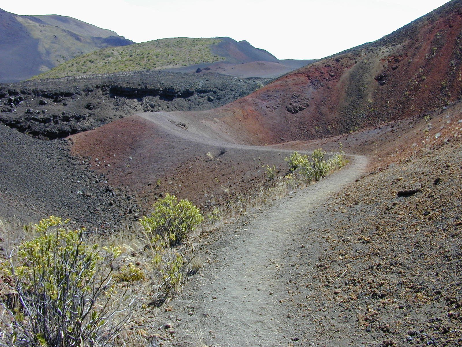 Outdoor scenery in Haleakala National Park, Hawaii