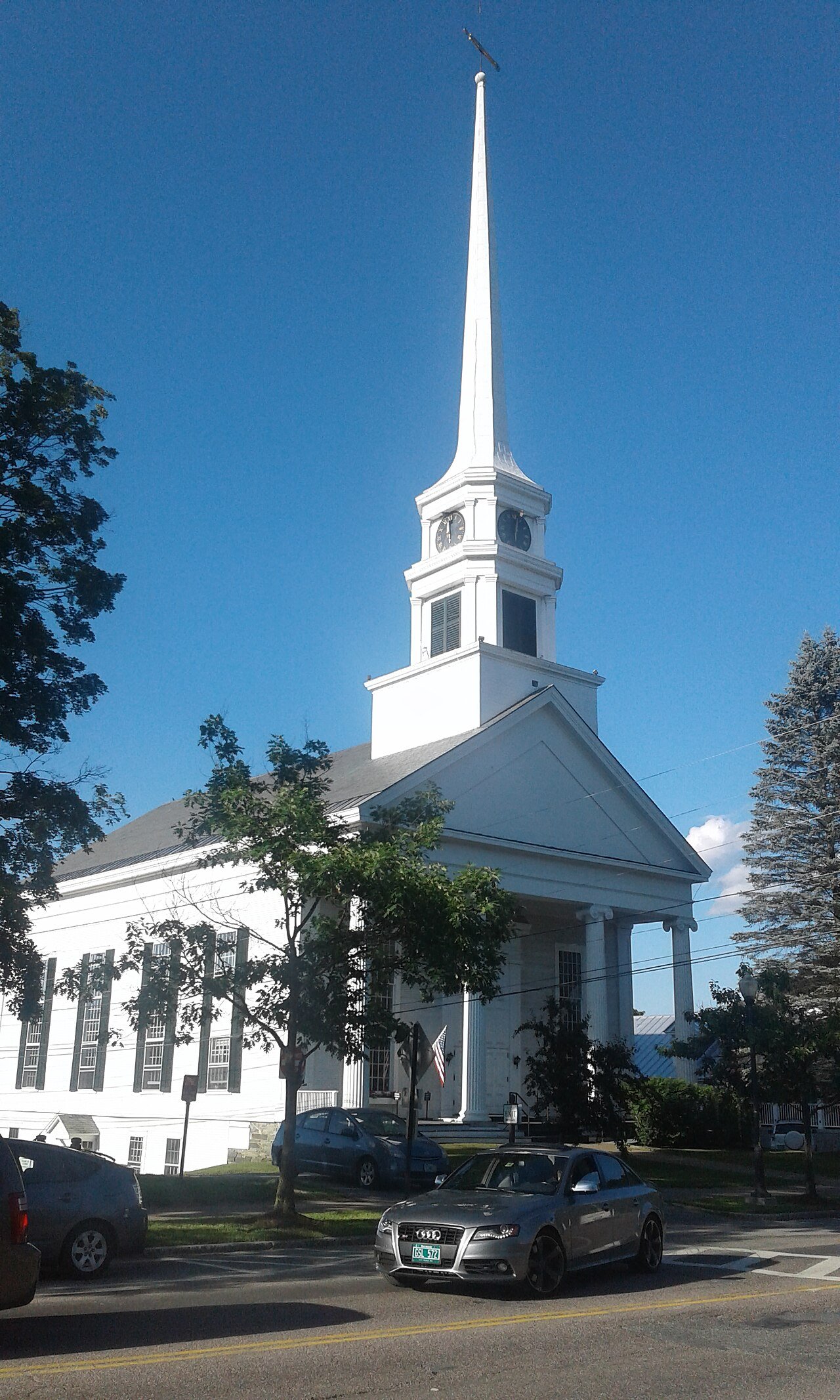 Travel view of Stowe, Vermont