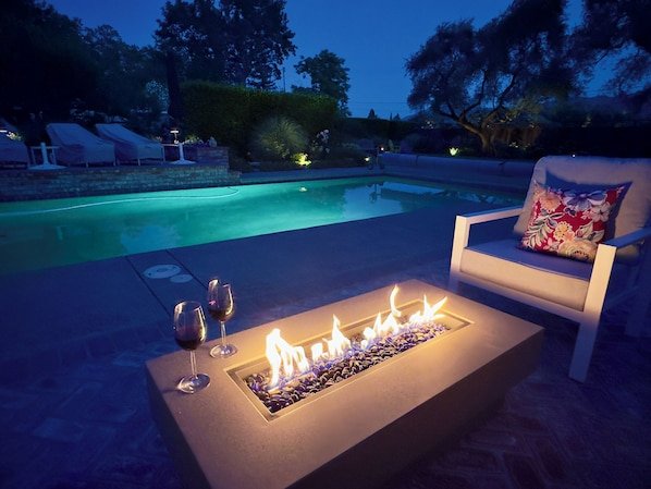 Wine Country Oasis. Pool, hot tub, vineyard views, walk to Downtown St. Helena vacation rental in St. Helena, California